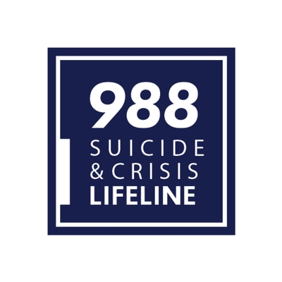 988 suicide and crisis lifeline logo
