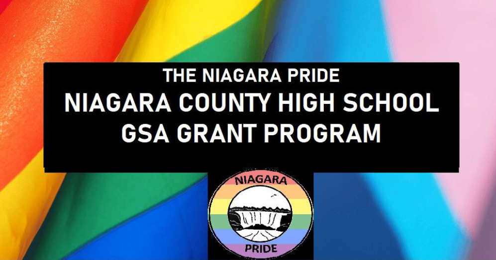 niagara pride niagara county high school gsa grant program logo