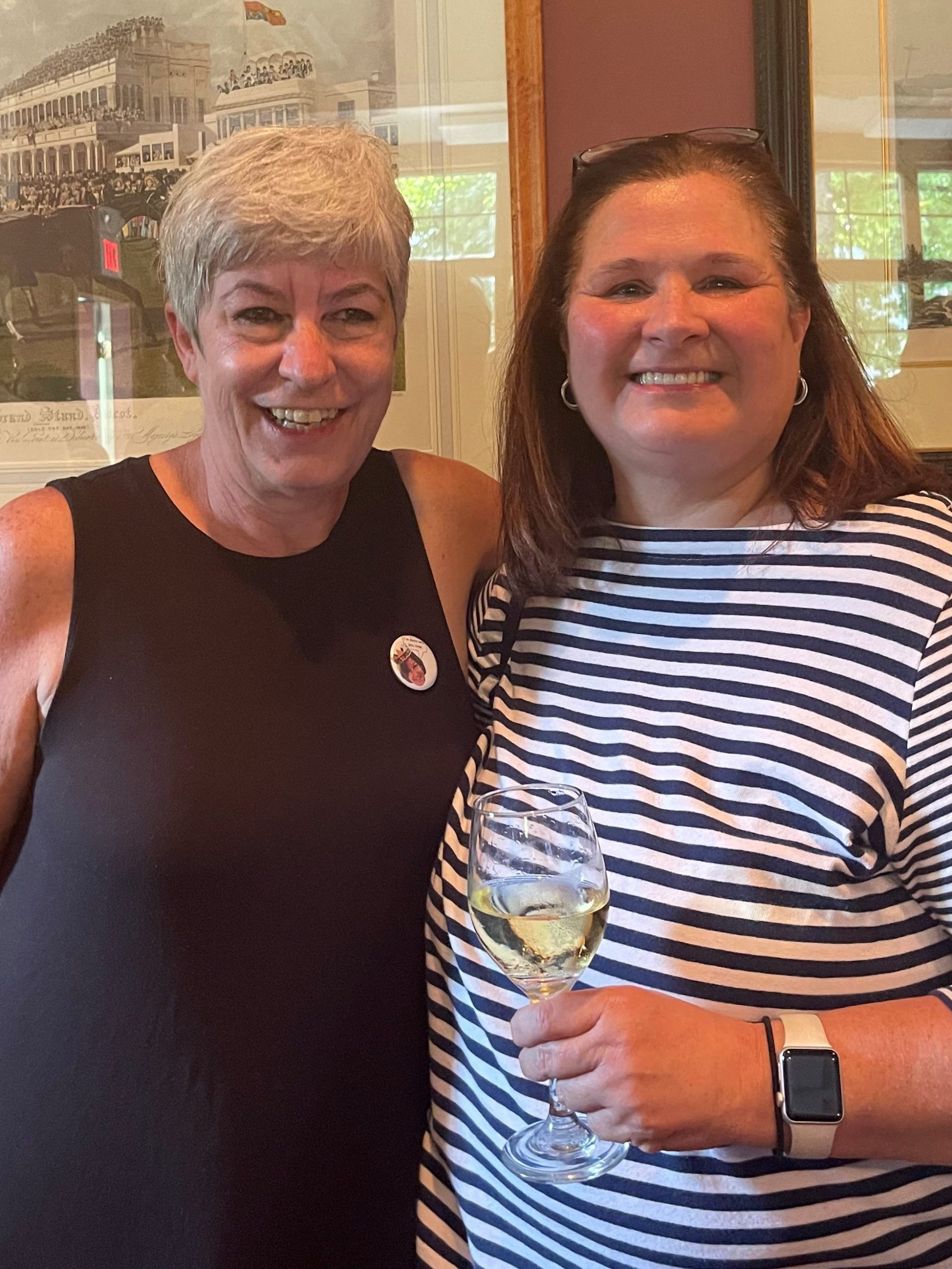 Former Executive Director, Susan Barlow and Current Executive Director, Kimberly Kadziolka 